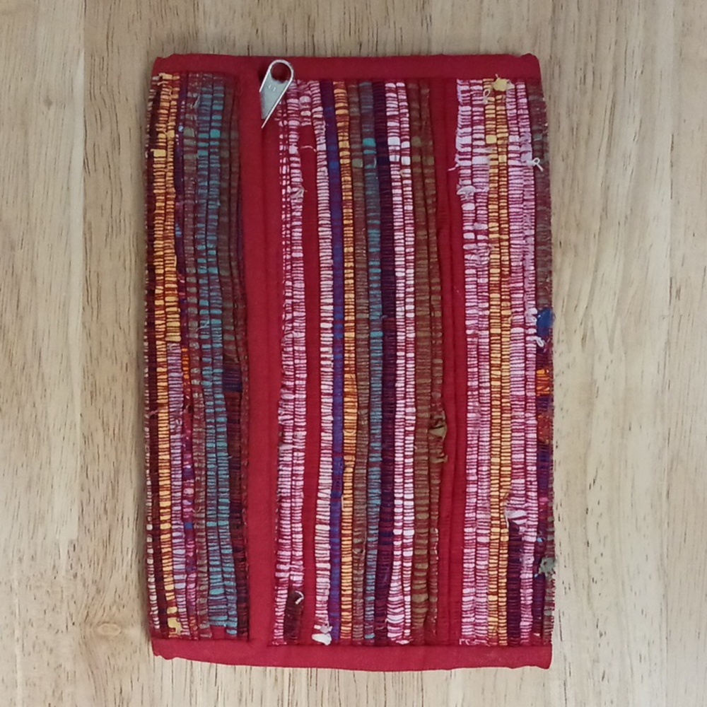 Multi Colored Cotton Wallet
